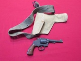 Smith & Wesson Victory .38S&W revolver, belt & holster, tag#7882