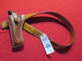 Left handed leather holster, tag#8101