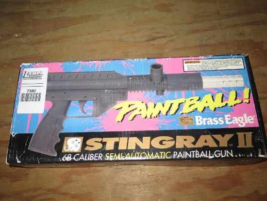 Brass Eagle Stringray II paintball gun, tag#7380