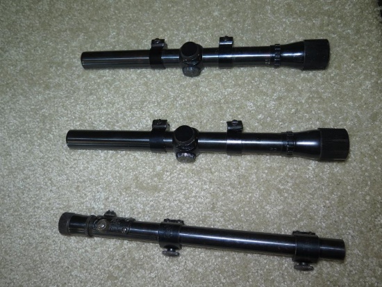 3-Weaver .22 scopes