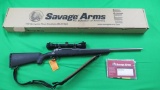 Savage Axis XP 22-250 bolt, w/Bushnell 3-9 scope , tag#8008