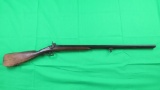 Old Black powder side x side w/exposed hammers , tag#8015