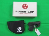 Ruger LCP .380Auto semi auto pistol with Lasermax laser sight, with box, ta