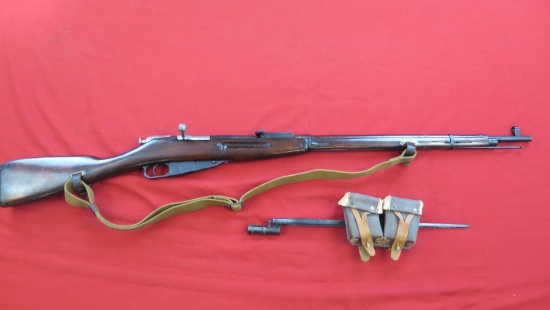 Mosin Nagant 91/30 7.62x54r bolt, not counter bored, matching serial number