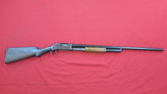Winchester 1897 12ga pump, tag#1444