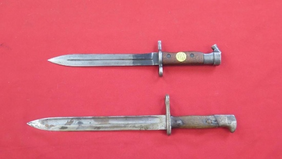 2 Military Bayonets, up to 15", tag#1563