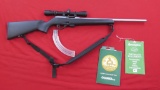 Remington 597 .22LR semi auto rifle, 3-9 scope, extra mag , tag#1241