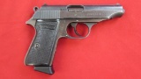 Walther PP 7.65/.32 semi auto pistol, German markings, tag#1391