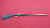 Double barrel shotgun, rough, tag#1473