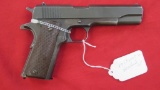 Colt 1911 .45Auto semi auto pistol, 1913 Colt lower, Remington Rand upper,