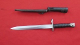 2 Bayonets, one with scabbard, up to 14 1/2