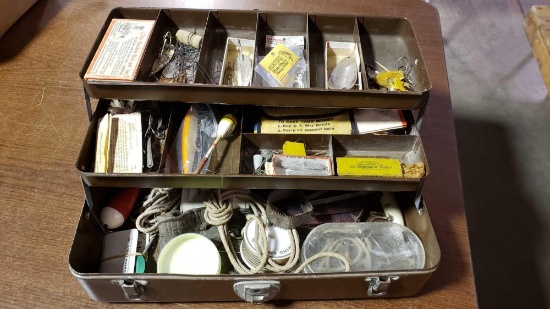 Tackle Box FULL of tackle, tag#1407