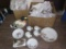 8pc Duck dish set with plates, cups, & serving pieces~3754