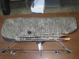 Golden Eagle compound bow with arrows, quiver, & case~3254