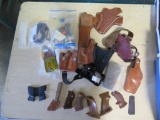 Leather holsters, belt~3260