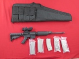 Huldra Mark IV 5.56x45, semi-auto, with 4X scope, 530 rd magazines & case ~