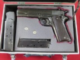 Colt 1911 US Army .45ACP semi auto pistol, 2 mags, & case~3367