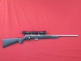 Savage 93R17 .17HMR bolt with heavy bbl stainless steel with 3-9x scope~338