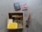 Bullet mold, Ideal, cartridge holder, reloading books~5541