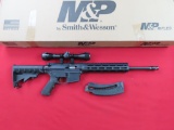 Smith & Wesson M&P 15-22 .22LR semi auto rifle, sku#13065, 1-25rd mag, scop