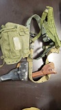 Military ammo Belt with 2 Holsters~5426