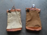 2 - Canvas/ leather locking mail bags?~5542