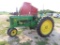 John Deere B gas narrow front all fuel tractor, electric start, high/low ra