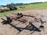 24' tandem axel camper trailer frame, 2 5/16