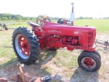 IHC Farmall 300 gas narrow front tractor with fast hitch with good rubber -