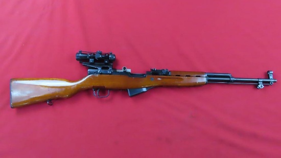 Chinese MK-47 SKS sporter 7.62x39 semi auto, 2.5x18 scope~6624