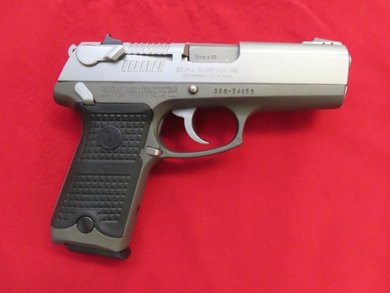 Ruger P94 9MM semi auto,speed loader, 2 mags~6664