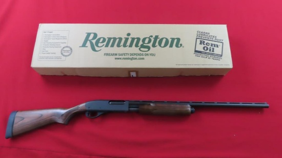 Remington 870 Express 20ga pump, 3 choke tubes, like new in box, tag#7178