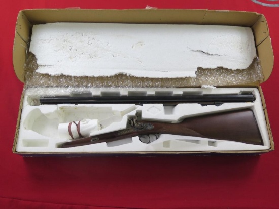 Pedersoli black powder 12 ga, side by side shotgun, tag#7294