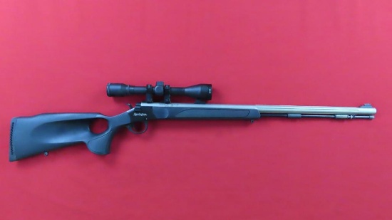 Remington Genesis 50cal black powder rifle with Sun Optics 6x42 scope, tag#