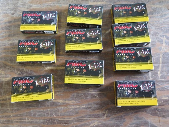 200rds PMC 5.56 62gr green tips, tag#7395