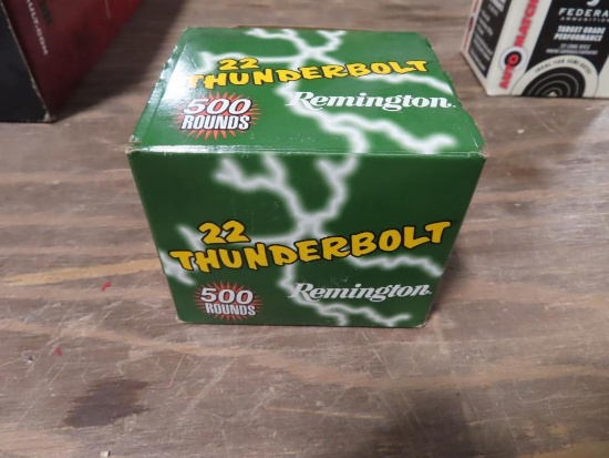 500 rounds Remington Thunderbolt .22LR~1145