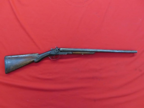 L.C. Smith Field 12ga side by side, Antique, wall hanger~1195