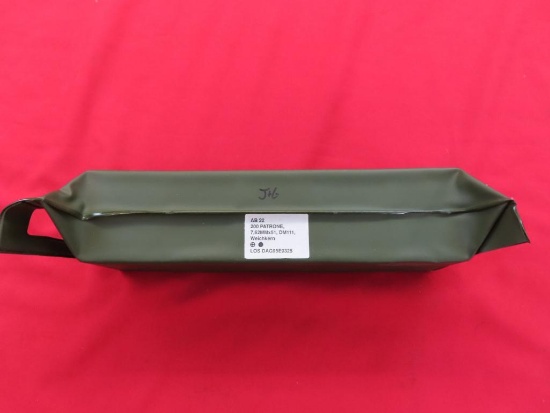 Sealed battle pack; 200rds DAG (German) 7.62x51 NATO, 1995 NATO head stampe