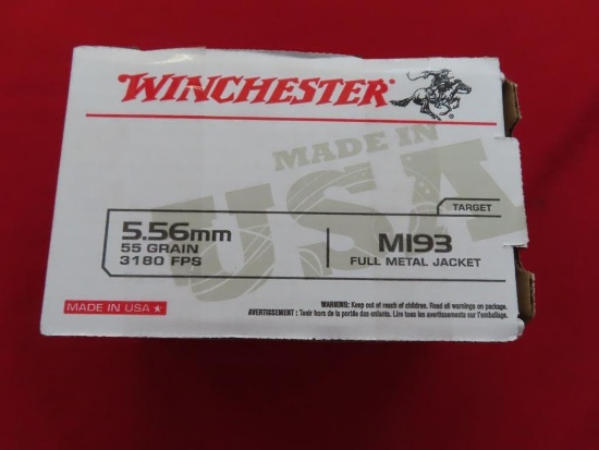 200rds Winchester 5.56 55gr FMJ~1260