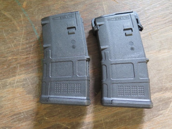 (2) Magpul AR-15 20 round Magazines Gen 3, 5.56 caliber~1706