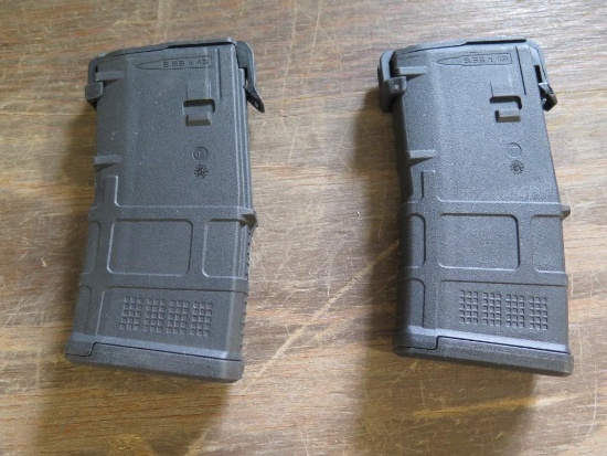(2) Magpul AR-15 20 round Magazines Gen 3, 5.56 caliber~1708