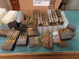 30cal brass in stripper clips & approx 100rds 30cal, 30M1 carbine~1078