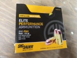 200 rounds Sig Sauer elite performance 9MM 115GR FMJ~1135