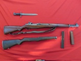 Winchester M1 Garand .30-06 semi-auto, No Import marks. Includes a bayonet,