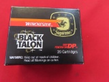 20rds Winchester Black Talon .357, collector ammo, hard to find~1286