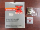 10 boxes of .22 Short Black powder blanks (530 rounds total)~1324