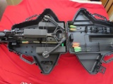 Barnett Ghost 400 crossbow with Cross 3x32 scope with case, arrows & quiver