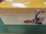 Electric Meat Grinder Pro, heavy duty motor, 3 plates - works, excellent co