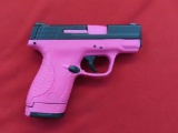 Smith & Wesson M&P 9 Shield 9mm semi auto pistol, pink~1371