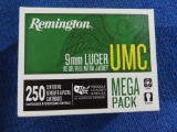 250rds Remington 9mm 115gr FMJ~1417